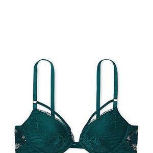 Victoria’s Secret Very Sexy Strappy Fishnet Lace Push Up bra. Size 38 DD